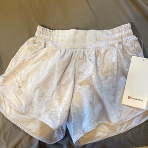 Lululemon Pastel Blue Hotty Hot Shorts